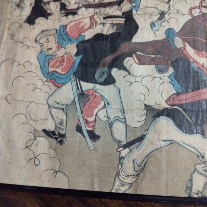 九連城大戦 浮世絵 明治時代