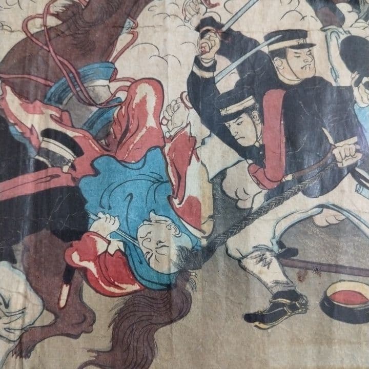 九連城大戦 浮世絵 明治時代