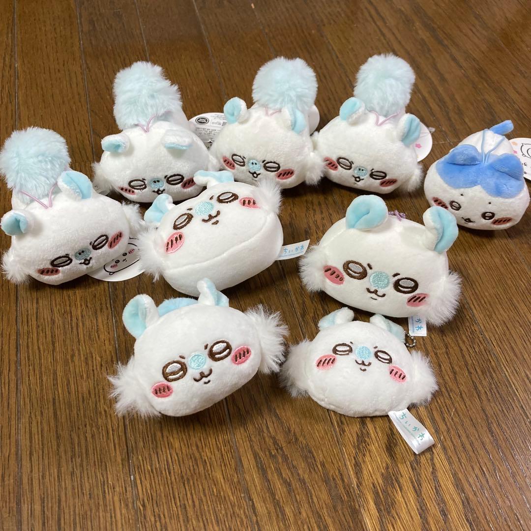 ちいかわ　モモンガぬいぐるみ　マスコット　まとめ売り　ハチワレ　ねそべりもっちる