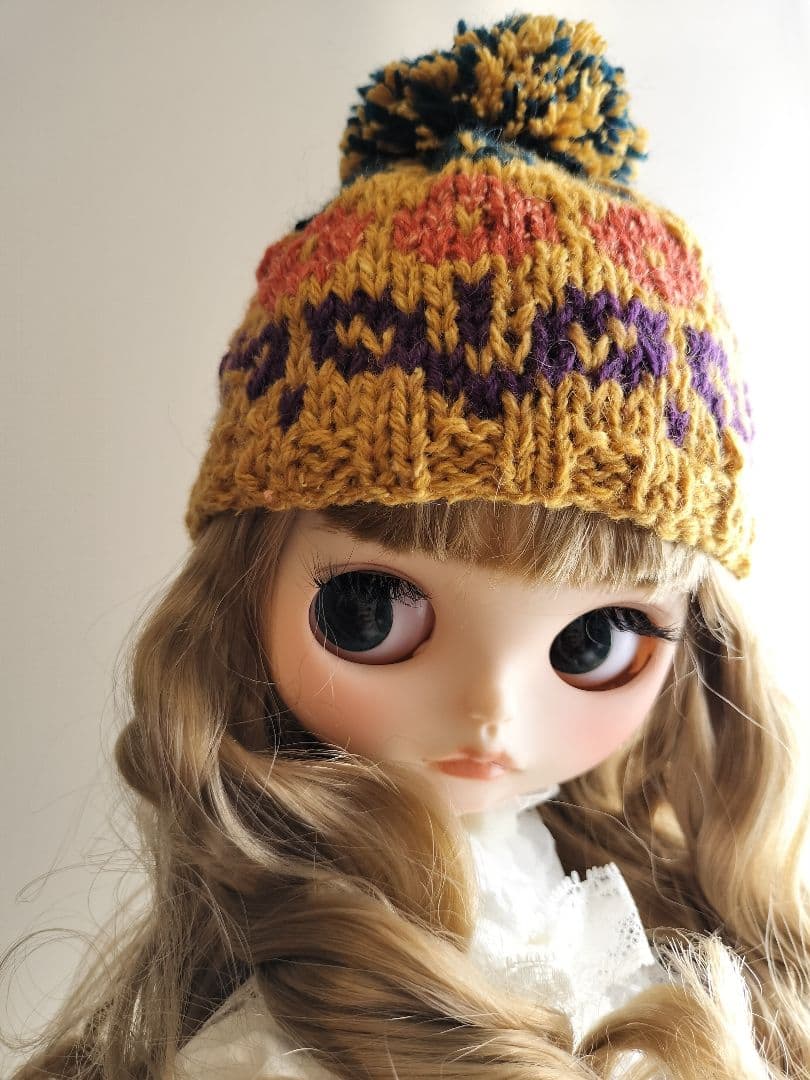 ノルディック模様のニット帽✦ネオ ブライスアウトフィット dayuanbao