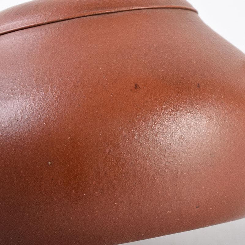 中国　孟臣製　清泉石上流　紫砂　朱泥　急須　茶壷　C　R7871