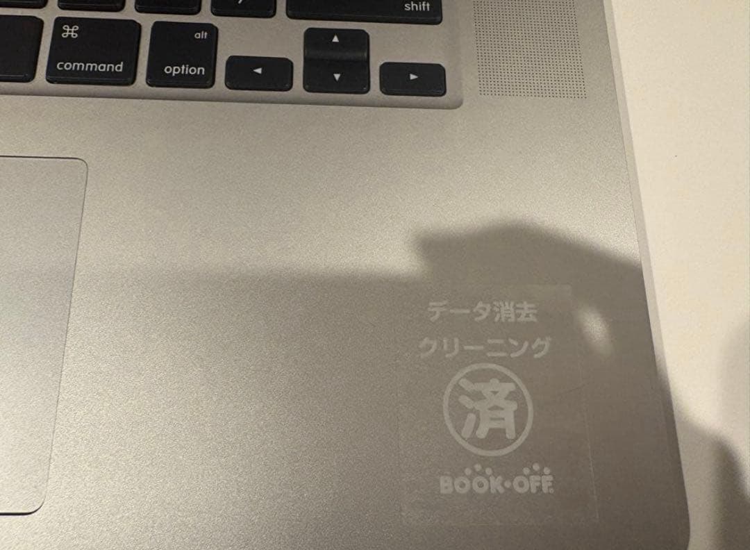 MacBook本体 MacBook Pro 15inch corei7 16GB 512GB