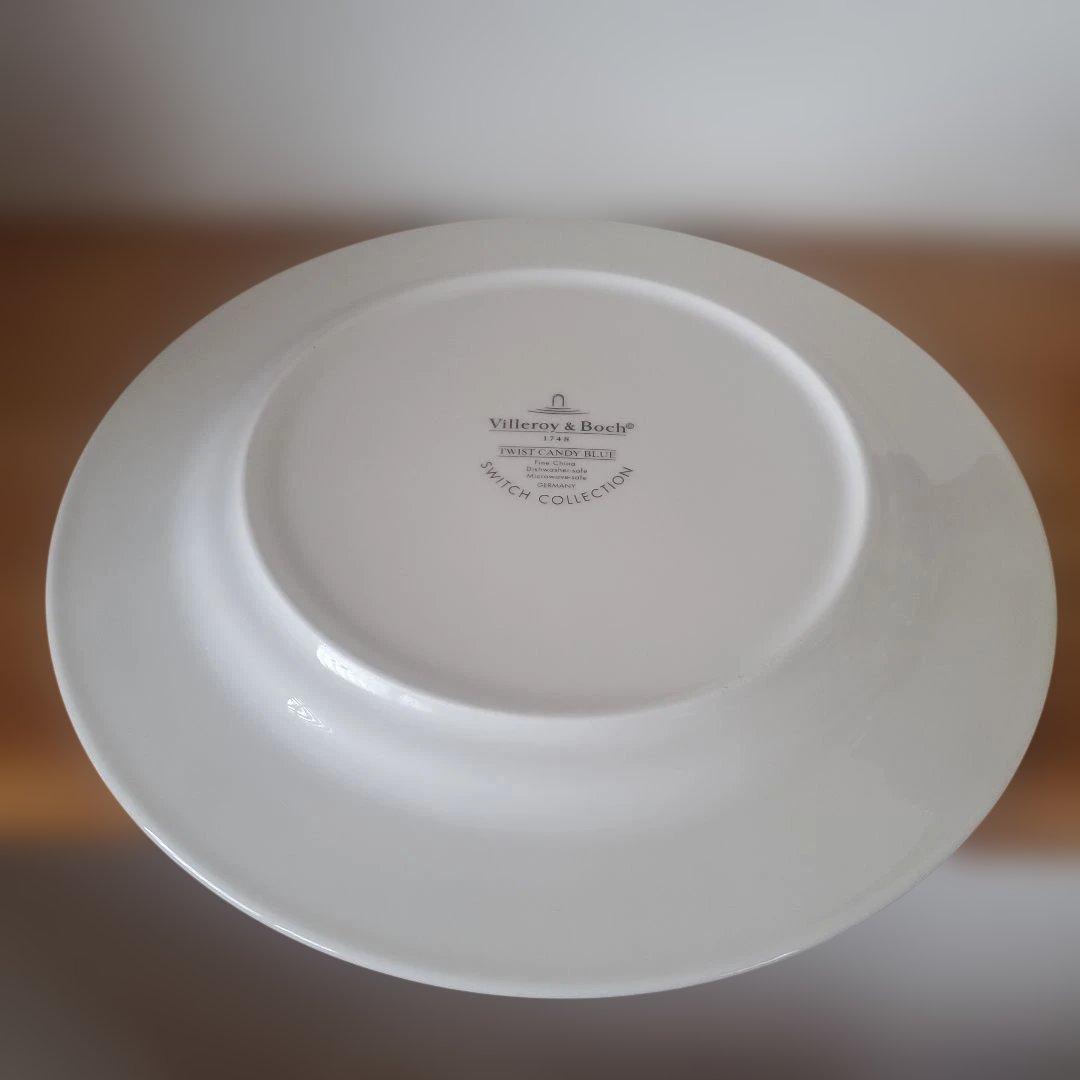 Villeroy & Boch 　TWIST CANDY BLUE 　大皿