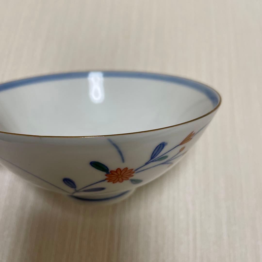 【匿名配送】陶器 西山　お茶碗　飯碗 ご飯茶碗　和食器　金色
