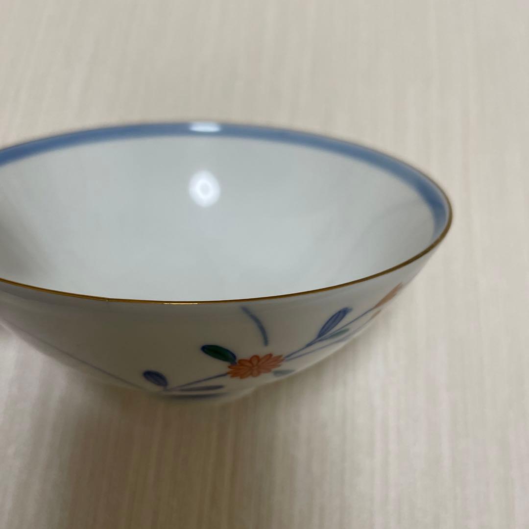 【匿名配送】陶器 西山　お茶碗　飯碗 ご飯茶碗　和食器　金色