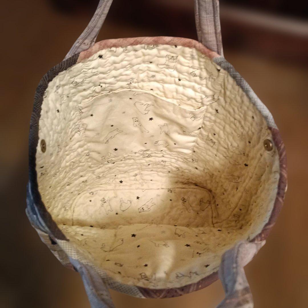 パッチワークキルト　バッグ