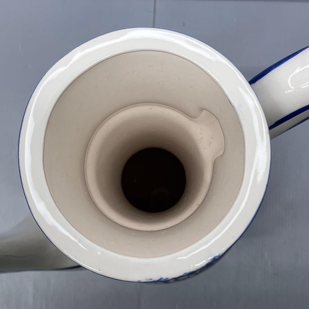 アンティーク調 陶器製 水差し ピッチャー フラワーベース 飾り壺 オブジェ