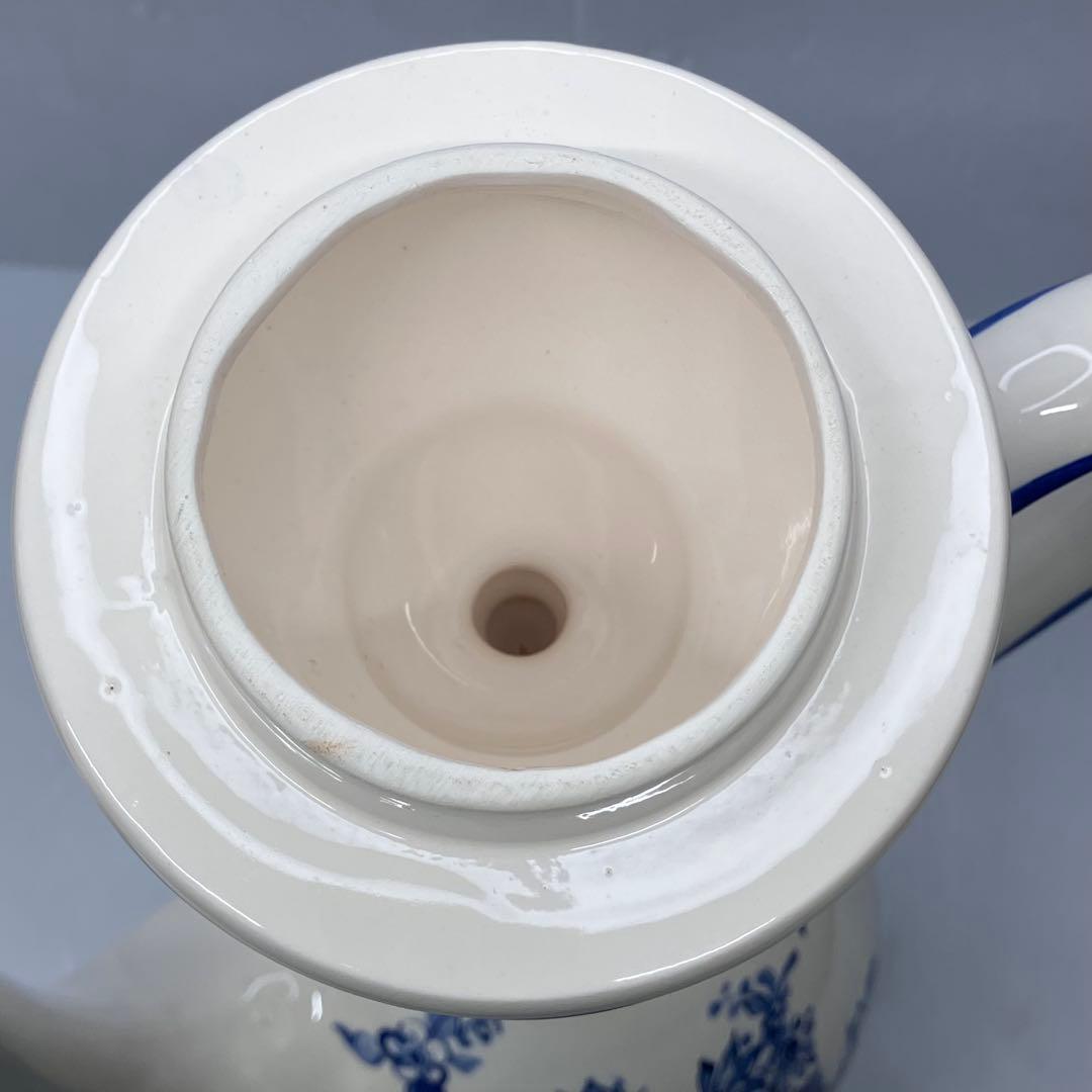 アンティーク調 陶器製 水差し ピッチャー フラワーベース 飾り壺 オブジェ