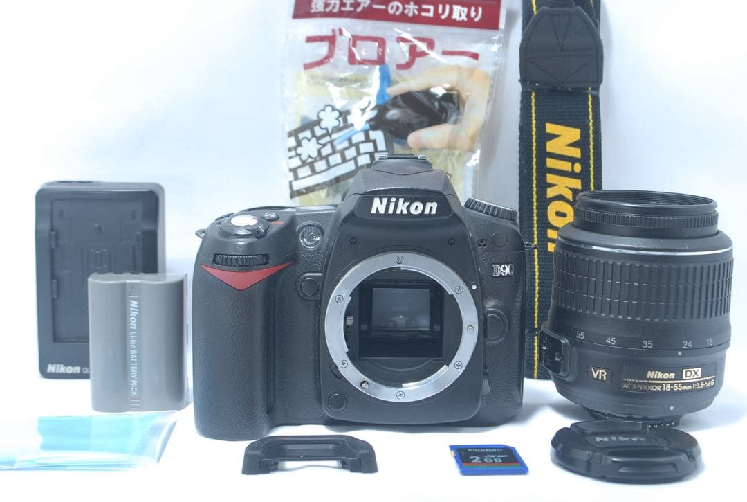 【美品】Nikon D90 標準ズームセット 18-55mm VR付 初心者ok
