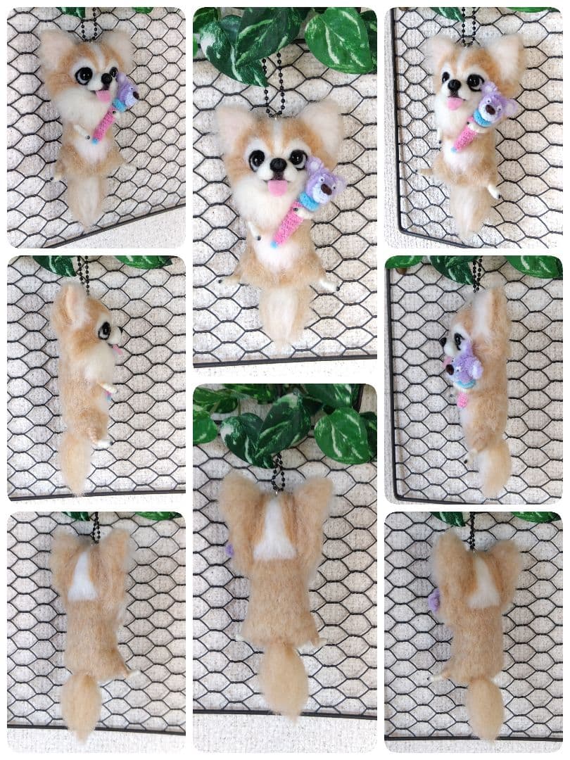 羊毛フェルト　イタリアングレーハウンド　イタグレ