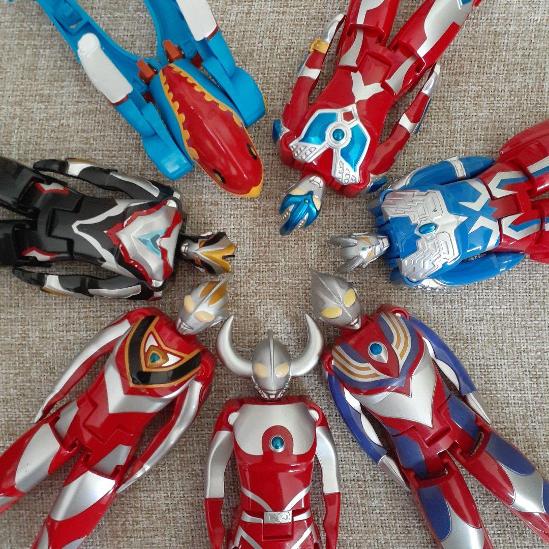 ウルトラマン エッグ 変形 アクションフィギュア ７体セット
