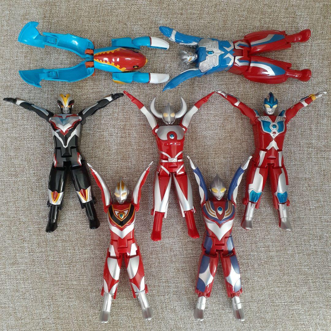 ウルトラマン エッグ 変形 アクションフィギュア ７体セット