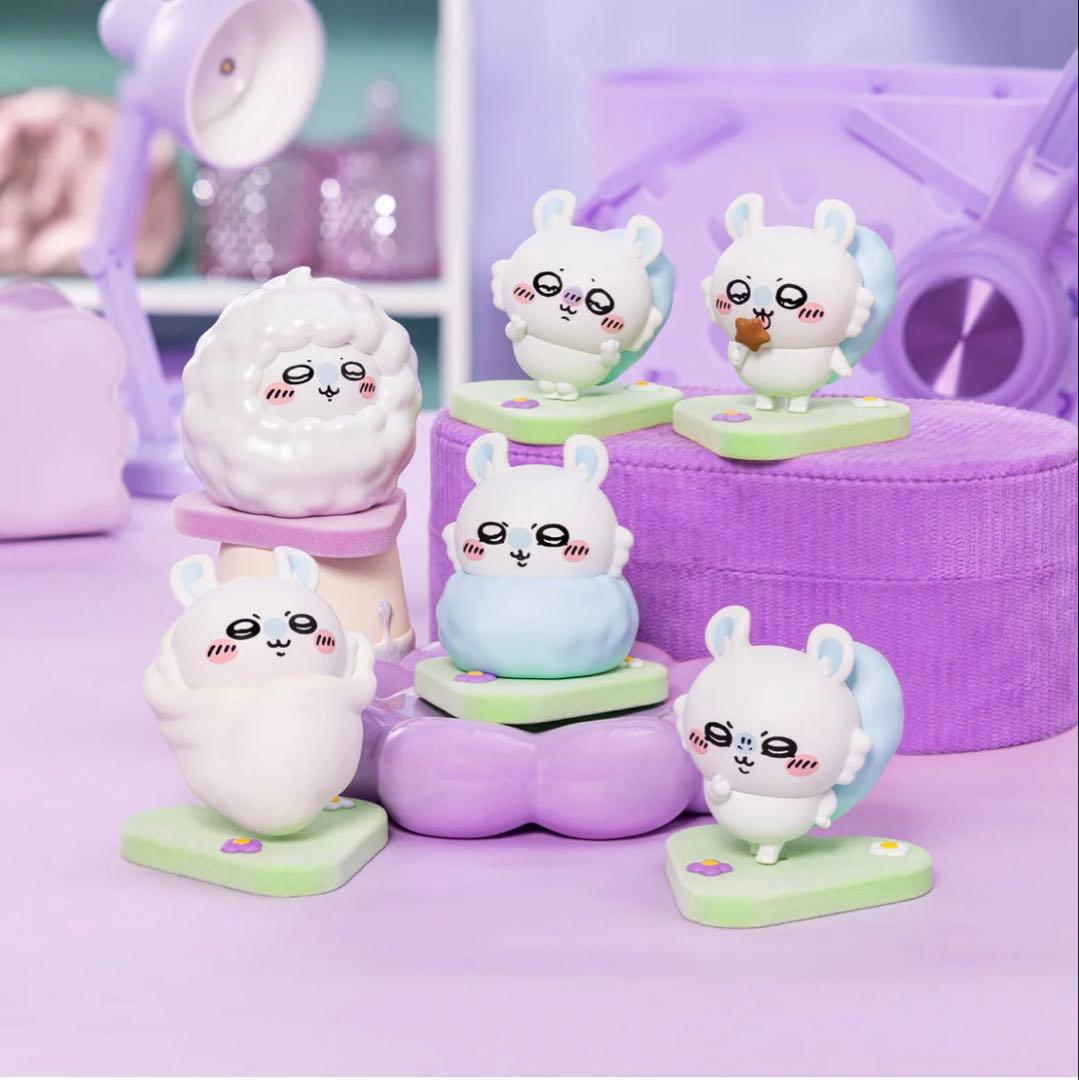 ちいかわ うさぎだらけフィギュア　BOX 全6種　ちいかモモンガだらけ6種
