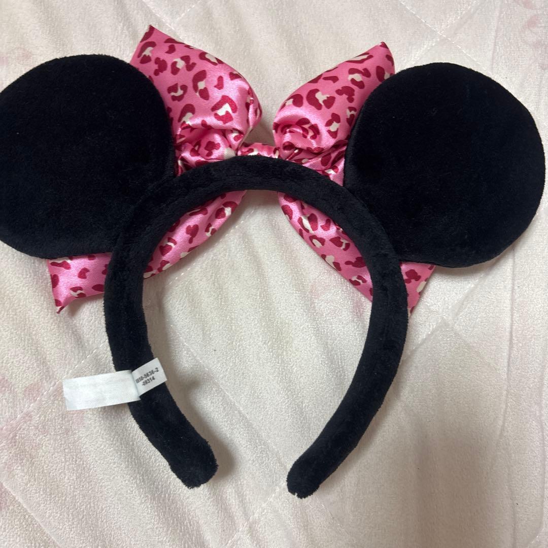 ディズニーカチューシャミニーピンク