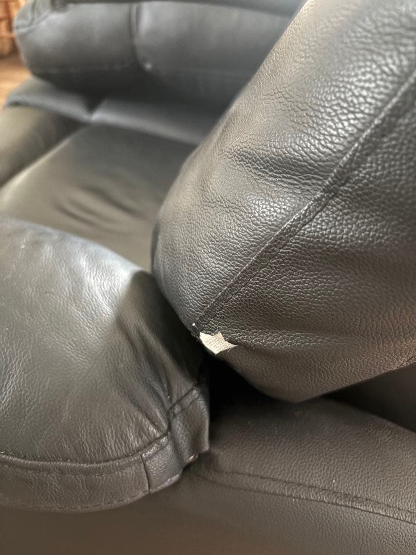 ニトリ・リクライニングソファー三人掛け