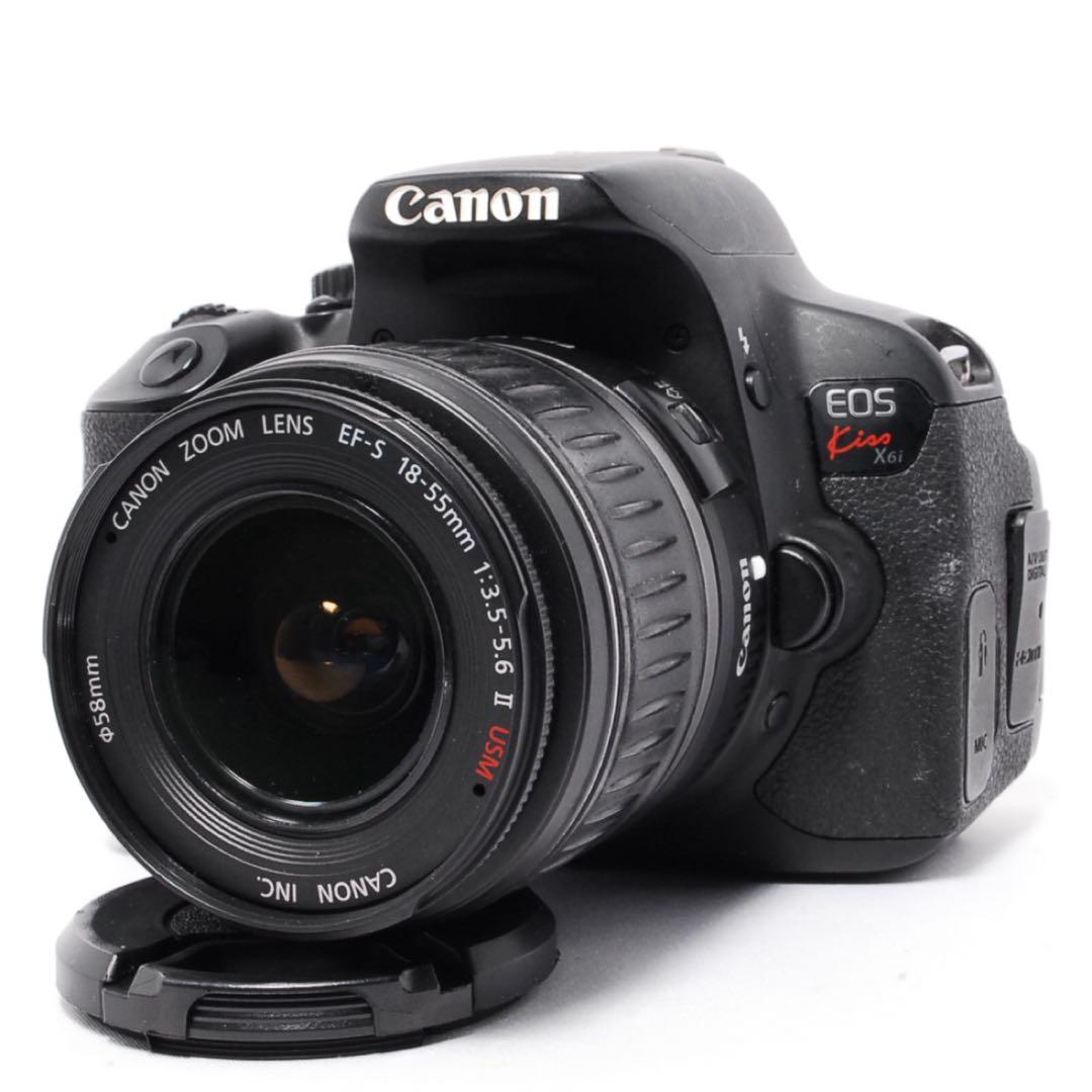 ◆Canon Kiss X6i◆ショット数少なめ◆スマホ転送OK◆一眼レフカメラ