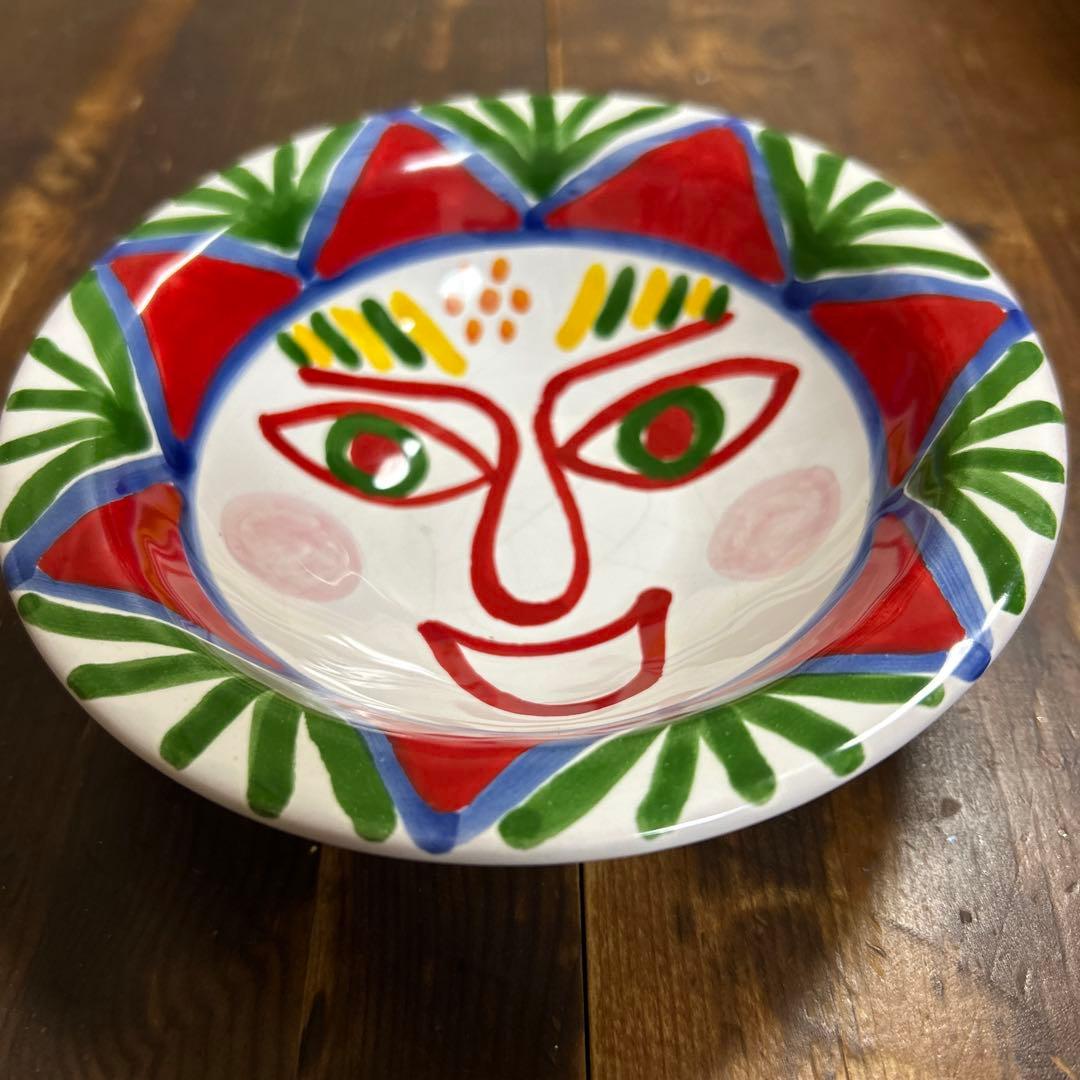 レア　DESIMONE デシモーネ　イタリア　シチリア　ハンドペイント　顔ボウル
