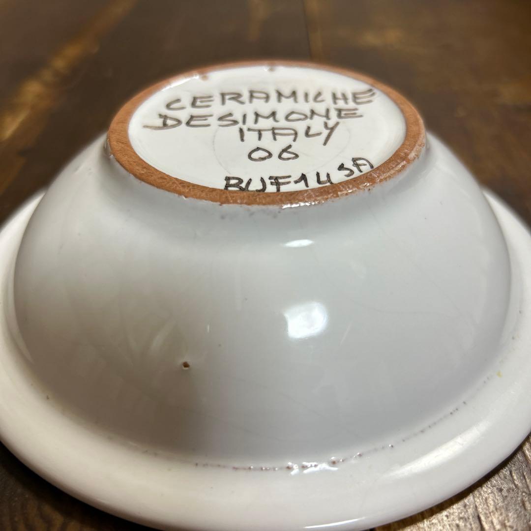 レア　DESIMONE デシモーネ　イタリア　シチリア　ハンドペイント　顔ボウル