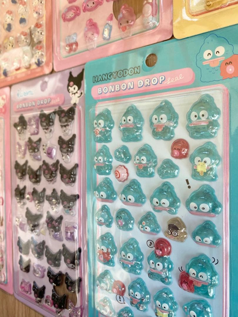 【サンリオ】3Dステッカーシール【7枚セット】