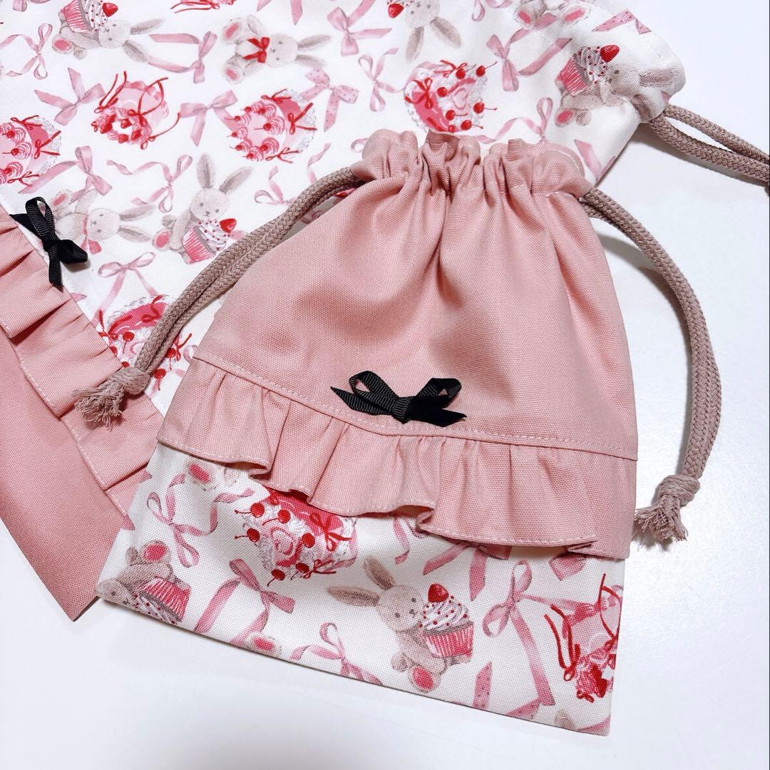 No.429＊入学入園4点セット＊手提げバッグ＊体操袋＊上履き入れ＊ハンドメイド