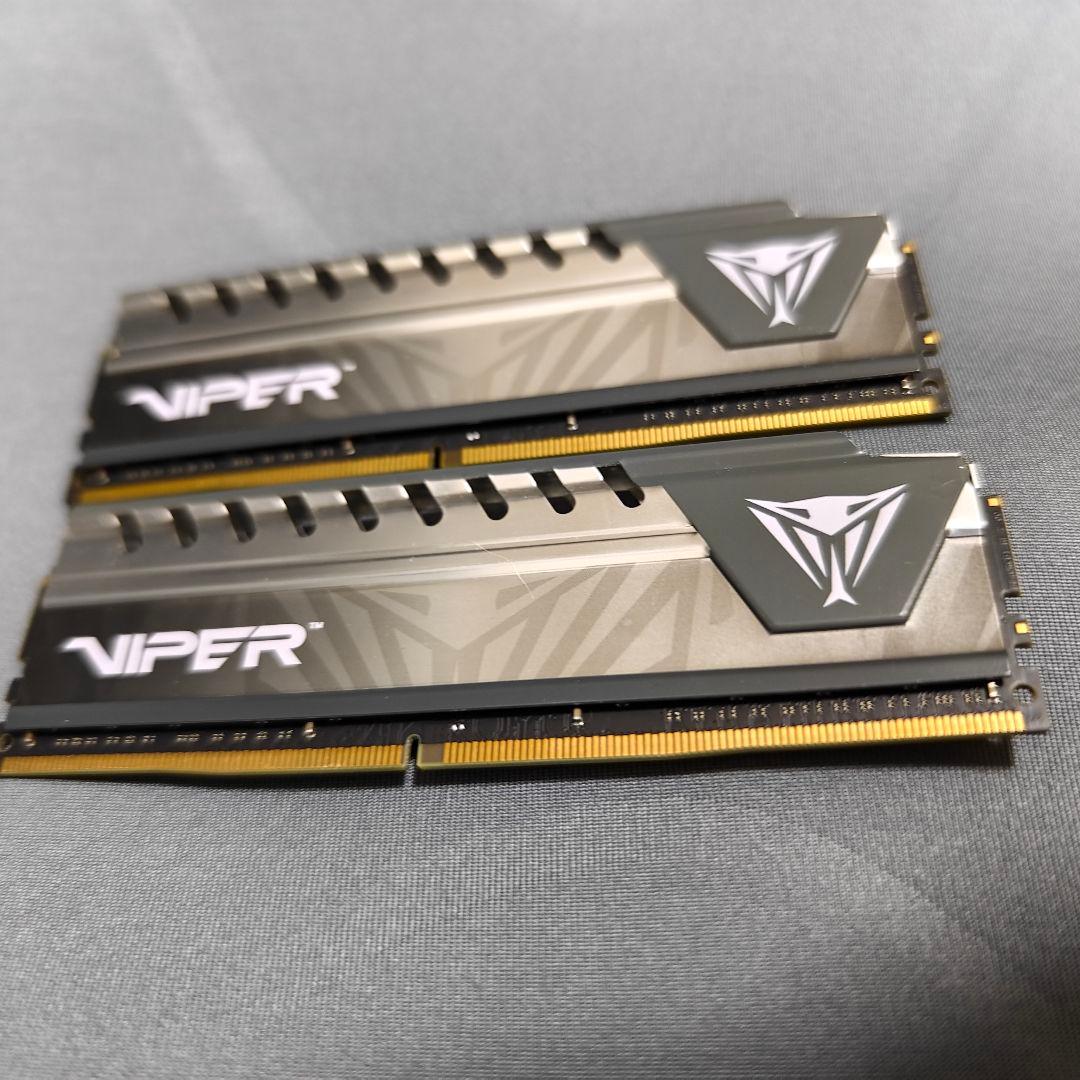 DDR4 16GBメモリ2本（16GB x 2 32GB）VIPER
