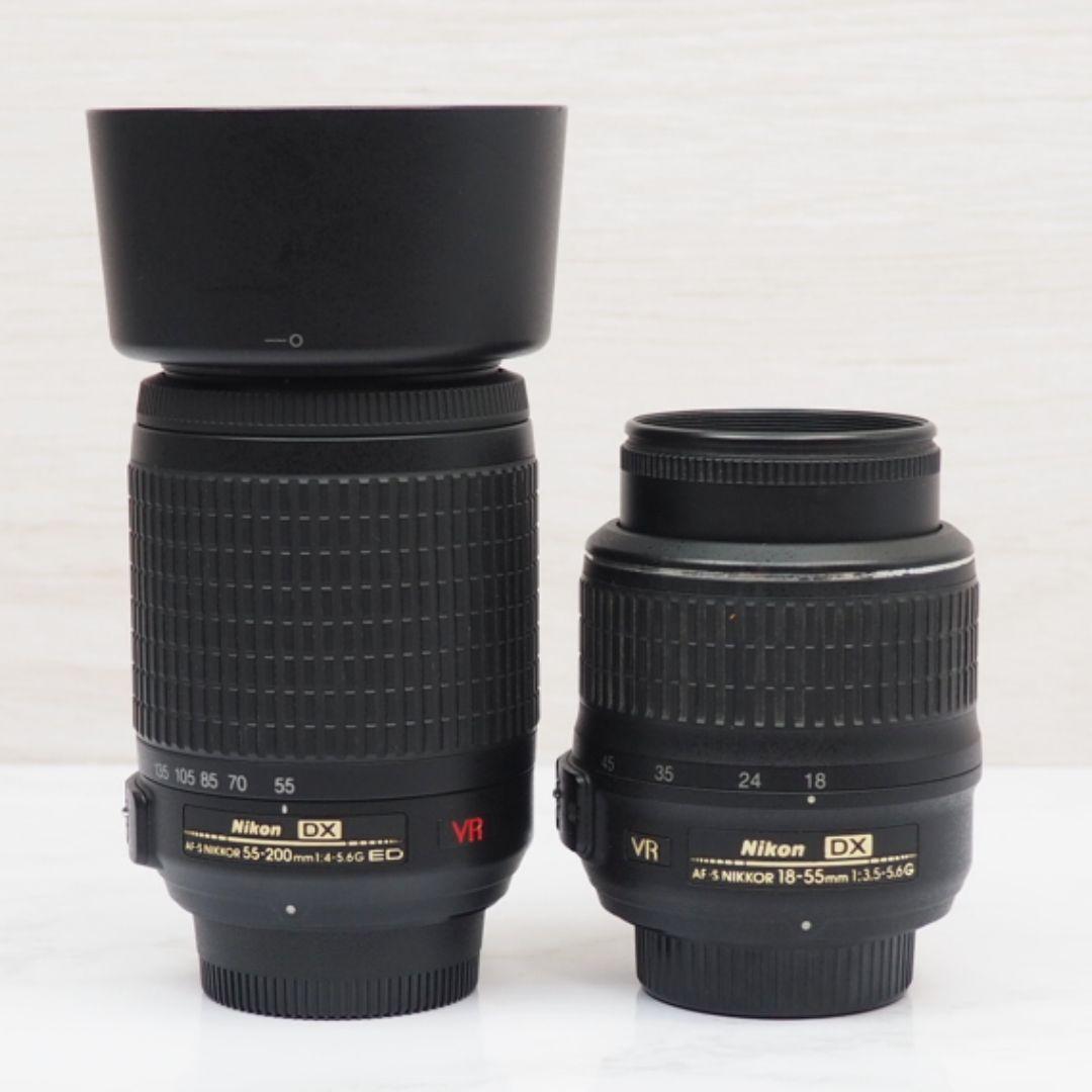 ⭐️訳あり動作良好⭐️Nikon D5000 ダブルレンズ ショット数4138