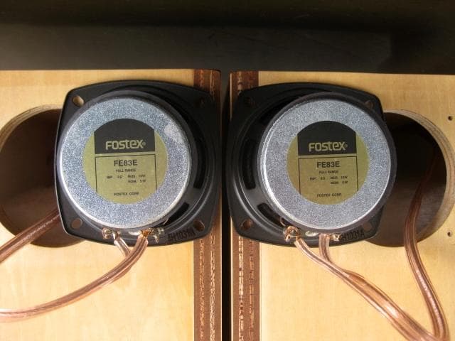 「※商談中」FOSTEX フルレンジスピーカー　中古　ペア