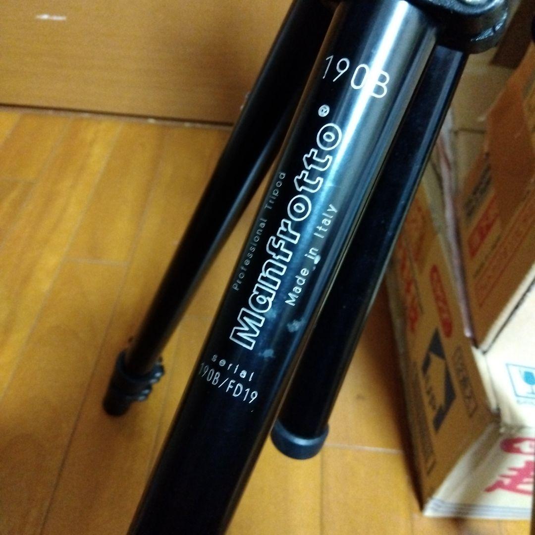 マンフロット　三脚　190B / FD19、雲台　804RC2　クイックシュー