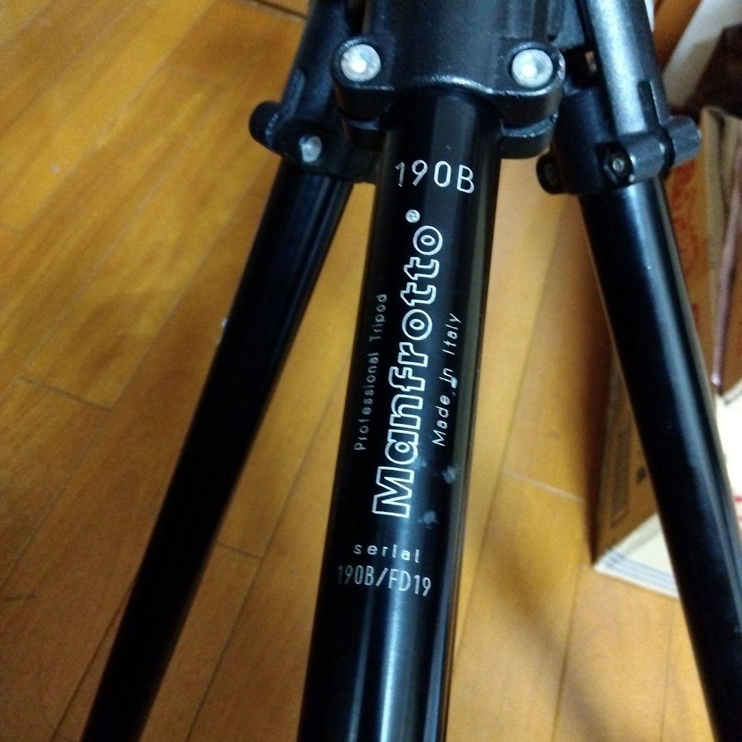マンフロット　三脚　190B / FD19、雲台　804RC2　クイックシュー