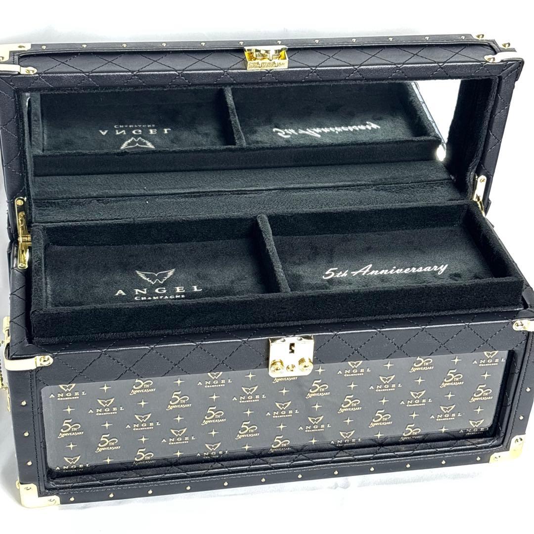 ANGEL CHAMPAGNE 5周年記念 空箱 レザーケース ミラー トレー付