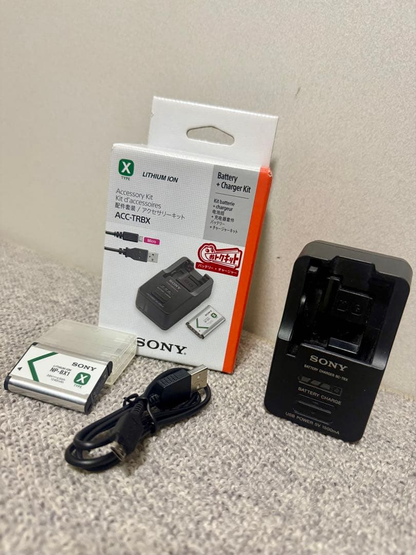 SONY ZV-1 コンパクトデジタルカメラ＆ACC-TRBX充電器.バッテリー