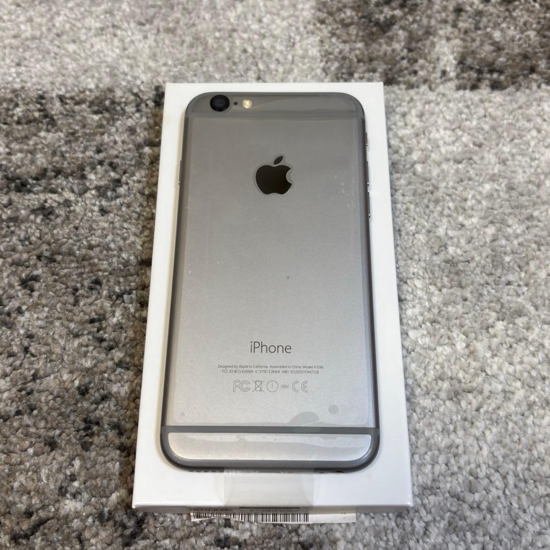 【美品・バッテリー100%】Apple iPhone6 simフリー