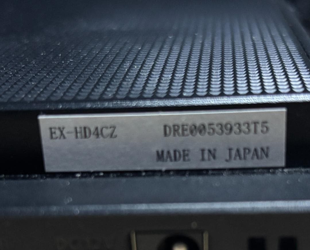 I-O DATA 外付けHDD 4TB EX-HD4CZ USB接続 初期化済