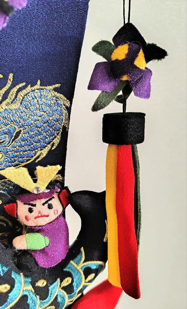 新品✨️室内用吊り飾りの鯉のぼり①大✨️ちりめん細工✕金糸刺繍が豪華でお洒落✨️