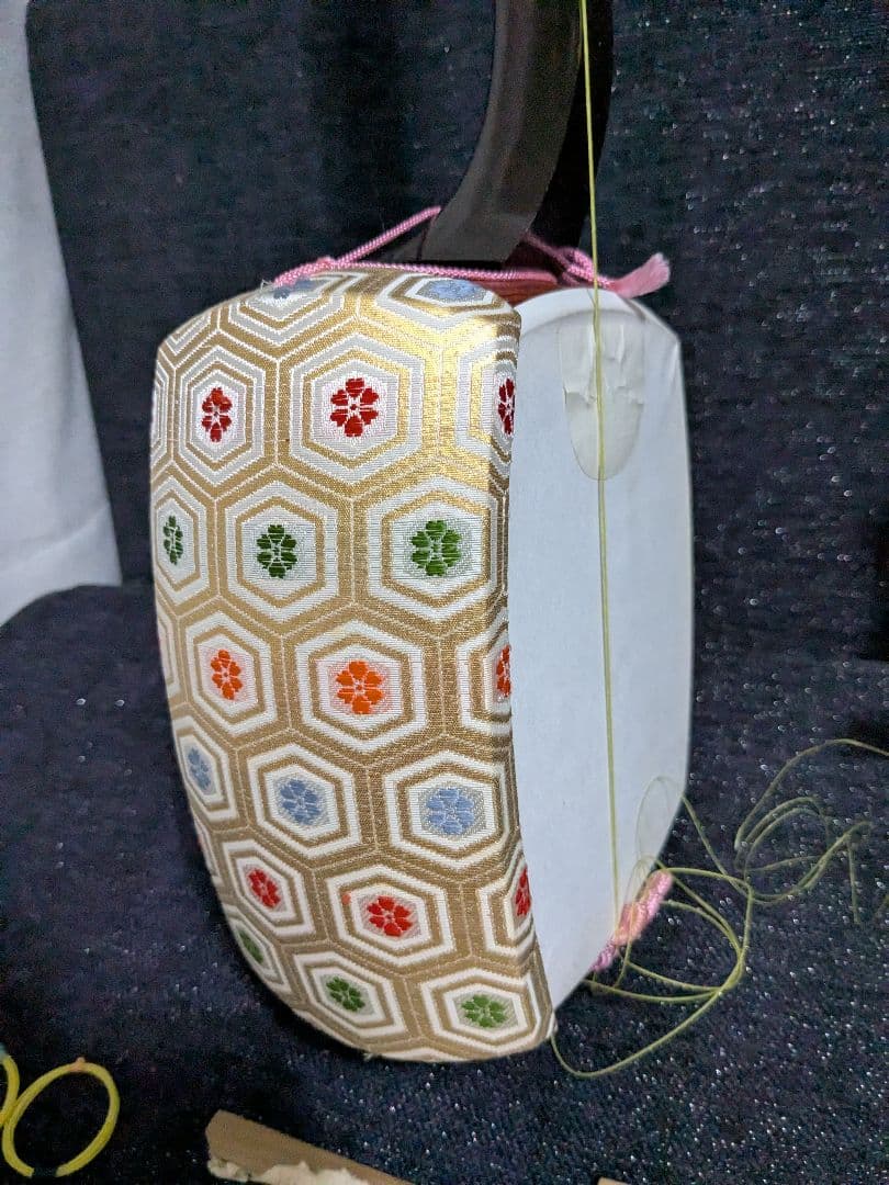 三味線 三つ折り本体と付属品セット　コスプレ　楽器