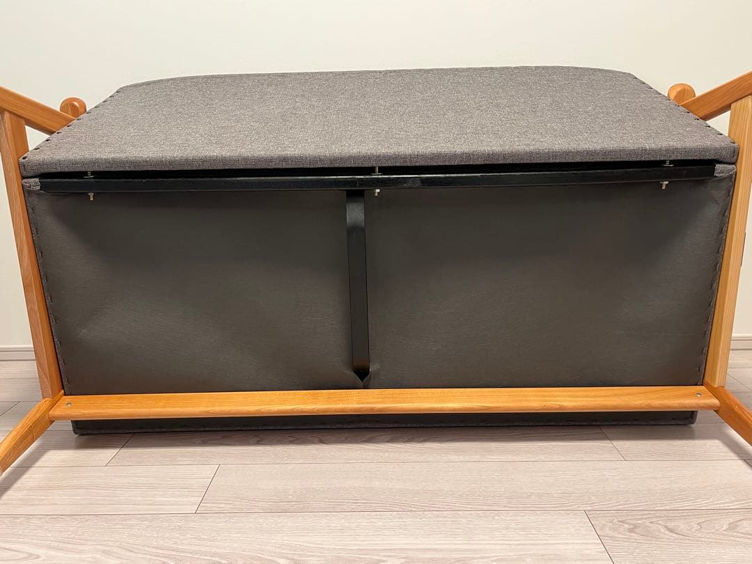 カリモク60Kチェア2シーターケヤキ