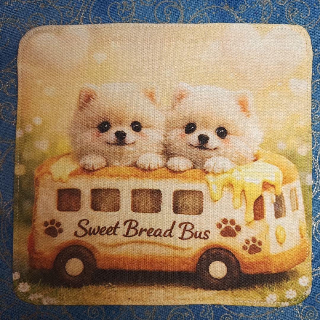 Youretia ハンカチ　ポメラニアンちゃん柄2/27