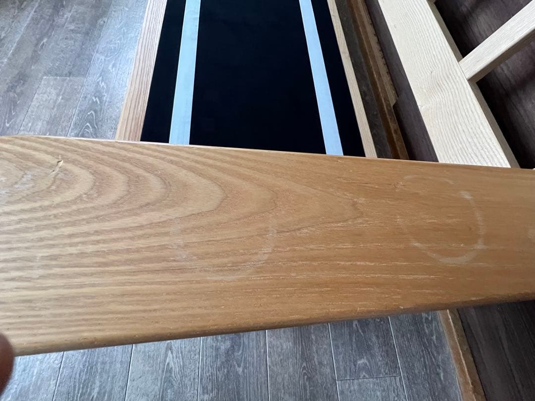 緑色ファブリック3人掛けソファ