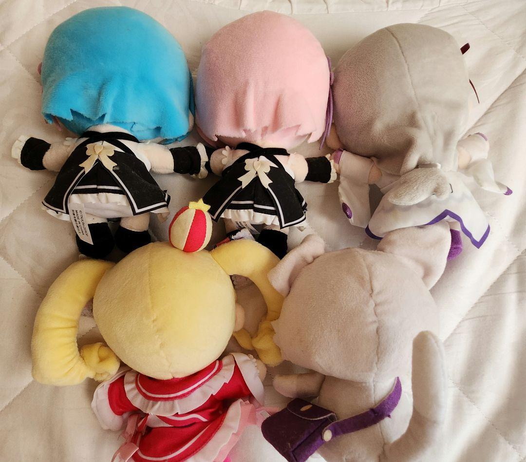 リゼロ ぬいぐるみ 5体セット 汚れあり