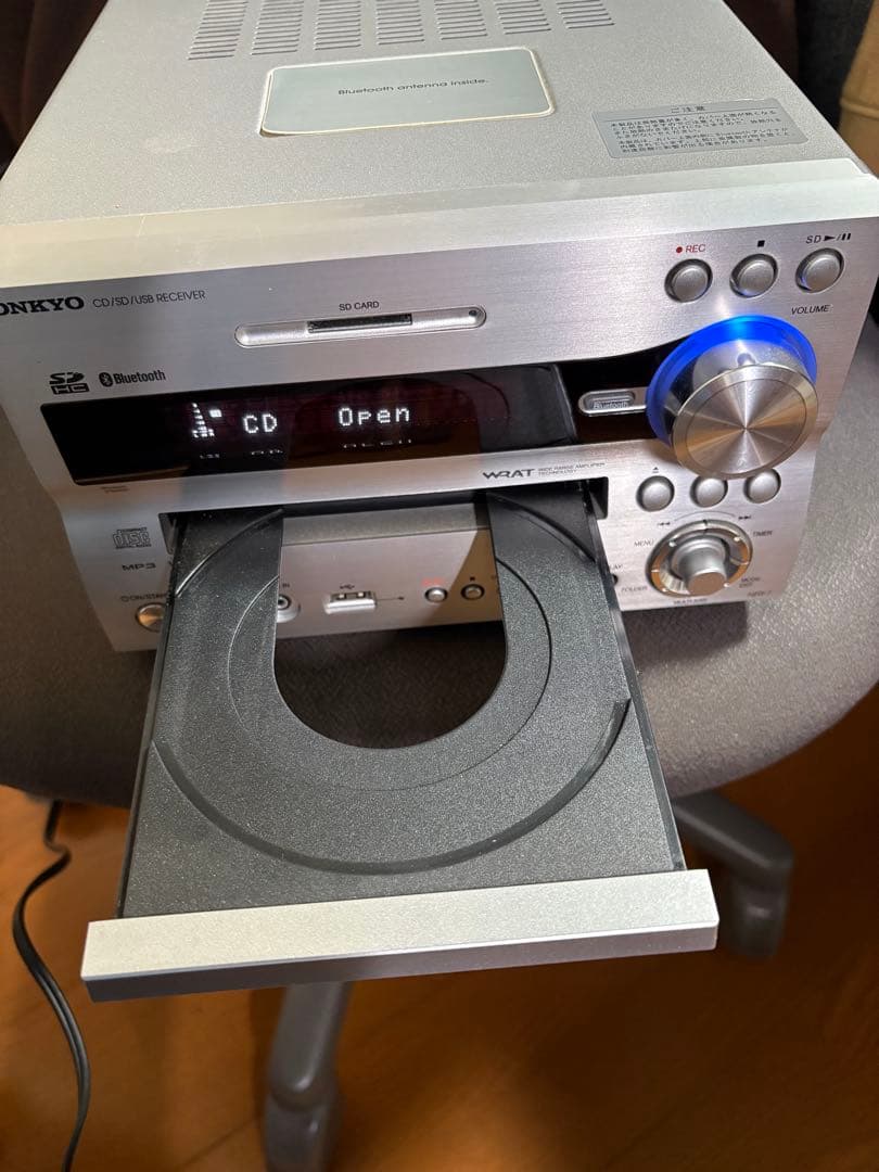 動作◎ONKYO NFR-7 Bluetooth/CD/SD/USB リモコン付