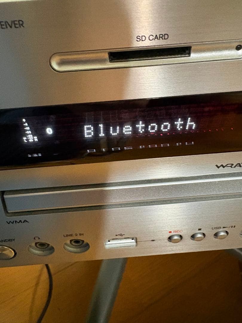 動作◎ONKYO NFR-7 Bluetooth/CD/SD/USB リモコン付