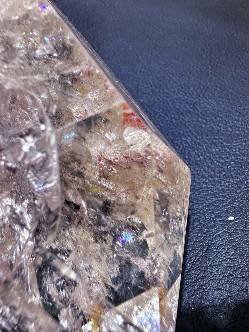 高品質❗️ガーデンクォーツピンク♡アゼツライト虹入り☆ヒマラヤクラスターA1569