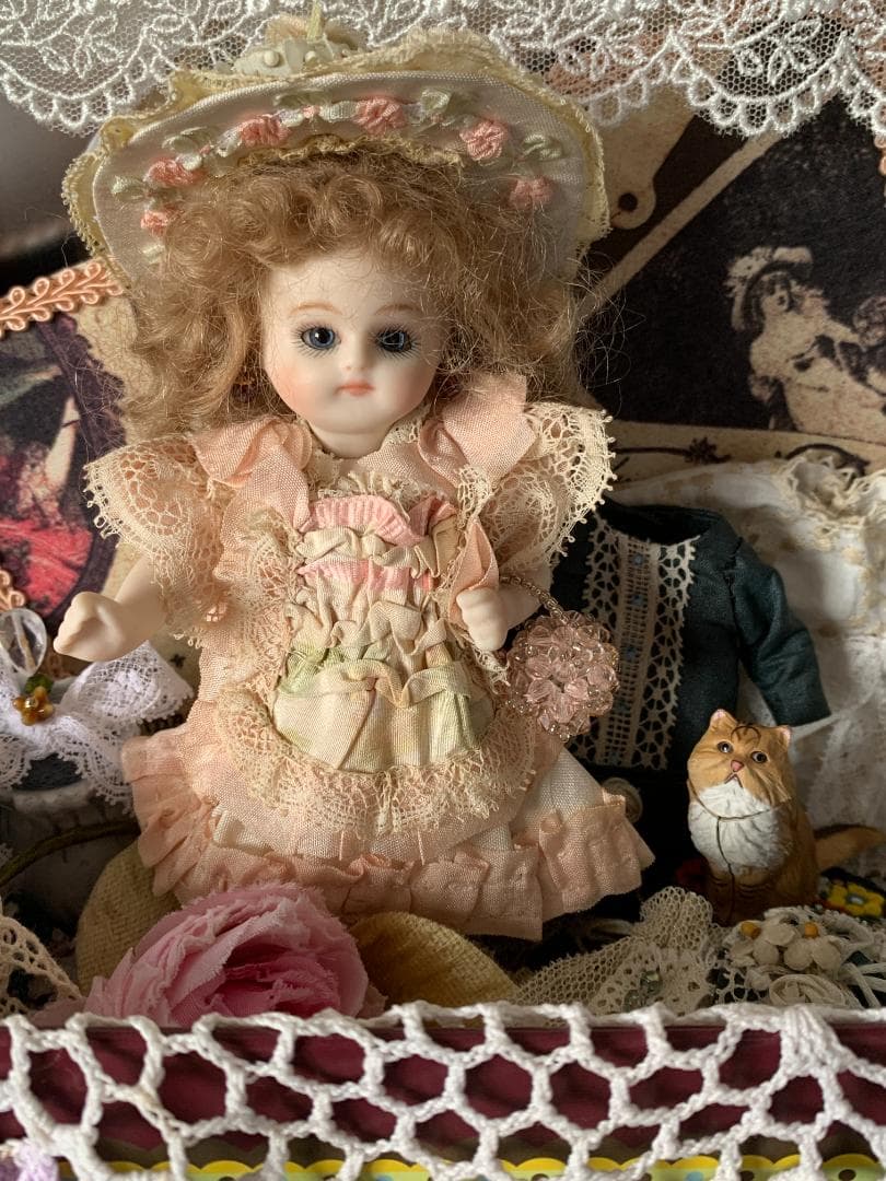 ✨お値引中✨アネットちゃんプレゼンテーションセット　ビスクドール　ミニョネット