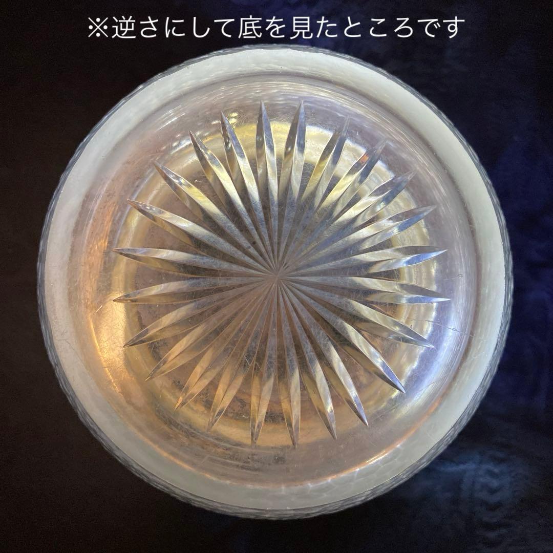 【フランス】純銀＋クリスタル／ビスケットジャー クッキージャー バレル／打ち出し