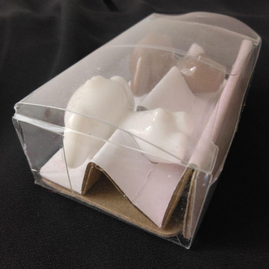 サンリオ シュガーバニーズ 箸置き しろうさ くろうさ 置物 陶器 平成レトロ