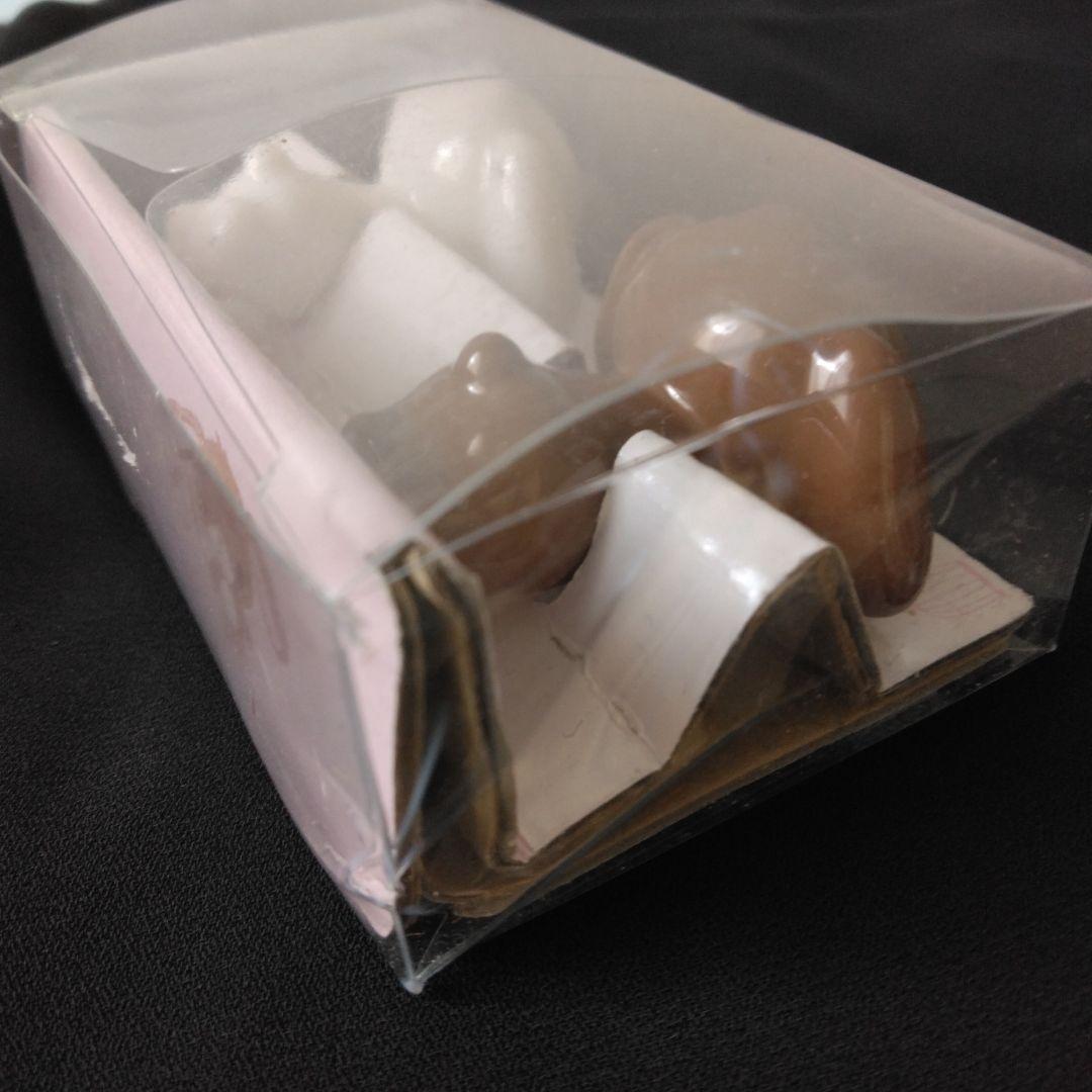サンリオ シュガーバニーズ 箸置き しろうさ くろうさ 置物 陶器 平成レトロ