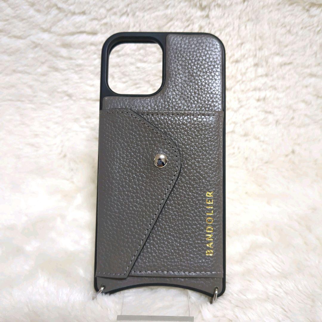 美品✨ バンドリヤー スマホケース iPhone12/12pro
