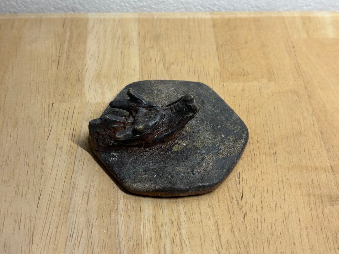 121.備前焼 宝瓶 登り窯 龍 りゅう 六角 手びねり 急須