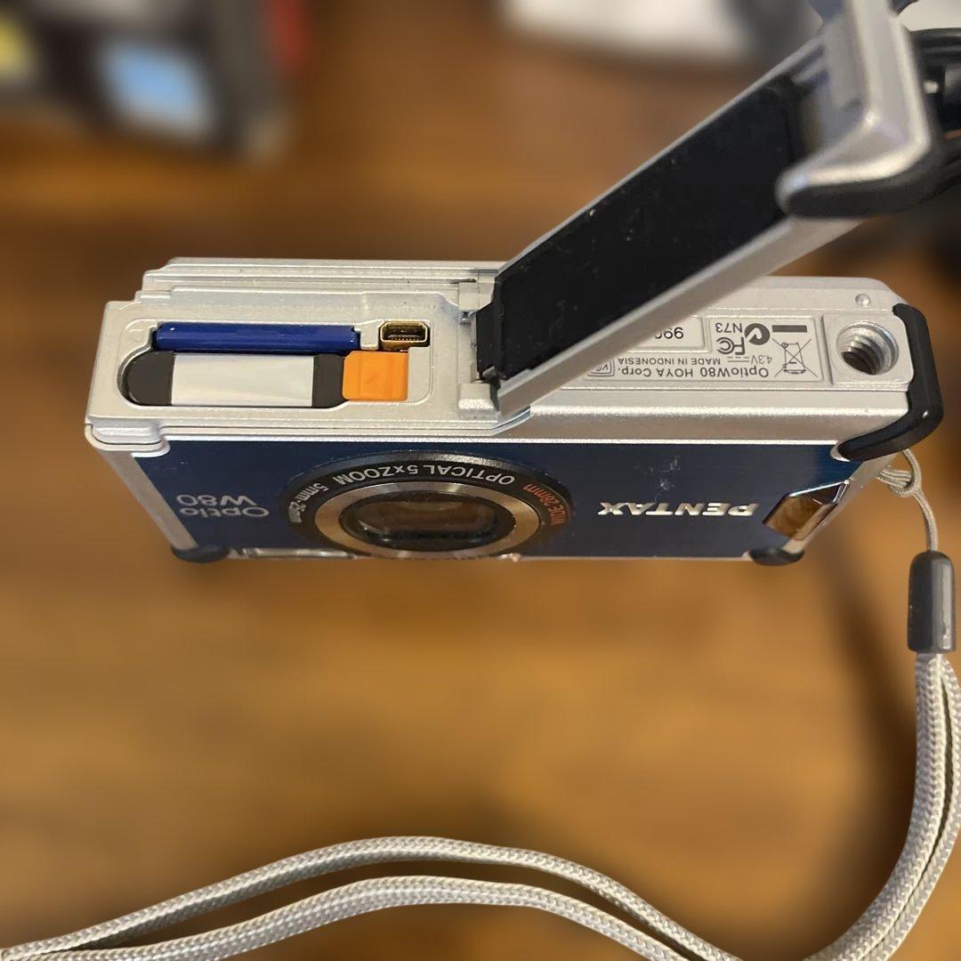 PENTAX Optio W80 コンパクトデジタルカメラ 充電器付き