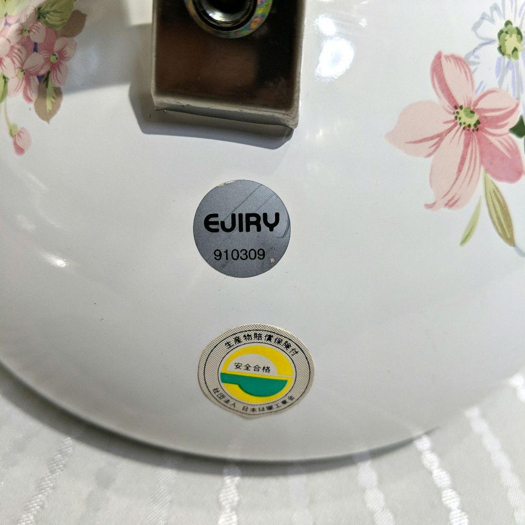 【未使用】EJIRYエジリー　ホーローケトルやかん　2.3L　ベルサイユローズ柄